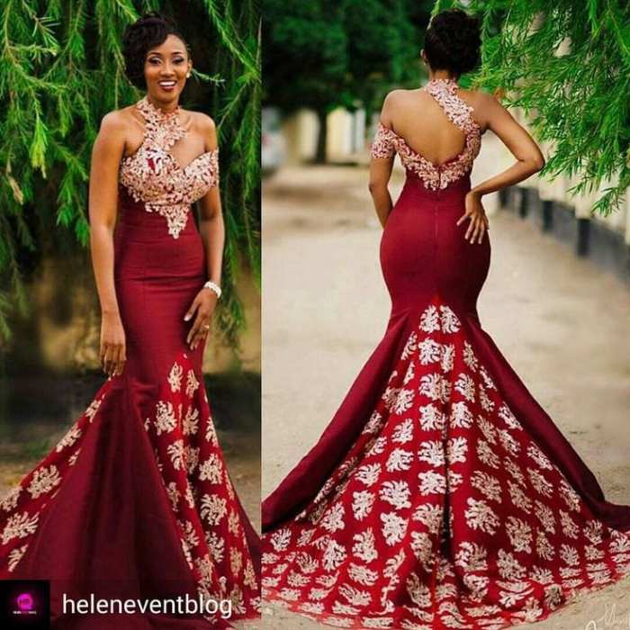 African wedding dress styles